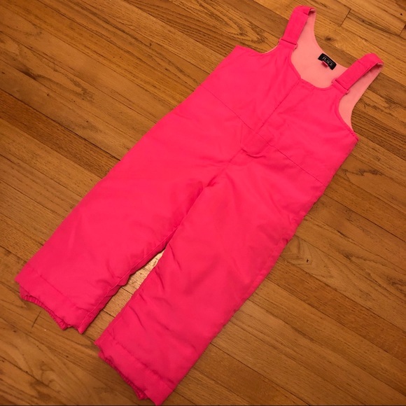 Hot pink snow pants size 4/5 EUC - Picture 1 of 3